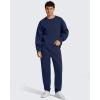 imageG4Free Flurrylux Men Fleece Lined Sweatpants Drawstring Cotton Warm Straight Leg Casual Track Pants with PocketsRoyal Blue