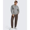 imageG4Free Flurrylux Men Fleece Lined Sweatpants Drawstring Cotton Warm Straight Leg Casual Track Pants with PocketsTerracotta Brown