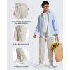 imageG4Free Flurrylux Mens Sweatpants Cargo Fleece Lined Cotton Warm Drawstring Pants with 4 PocketsDusty Taupe