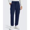 imageG4Free Flurrylux Mens Sweatpants Cargo Fleece Lined Cotton Warm Drawstring Pants with 4 PocketsRoyal Blue