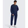 imageG4Free Flurrylux Mens Sweatpants Cargo Fleece Lined Cotton Warm Drawstring Pants with 4 PocketsRoyal Blue
