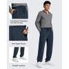 imageG4Free Mens Smoofit Fleece Lined Sweatpants Winter Thermal Warm Pants Casual Lounge Drawstring with PocketsDark Navy