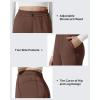 imageG4Free Smoofit Fleece Lined Sweatpants for Women Wide Leg Drawcord Thermal Casual Pants with PocketsCoffee Brown