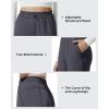 imageG4Free Smoofit Fleece Lined Sweatpants for Women Wide Leg Drawcord Thermal Casual Pants with PocketsDark Grey