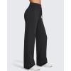 imageG4Free Smoofit Fleece Lined Wide Leg Sweatpants for Women Drawstring Thermal Casual Pants with PocketsBlack