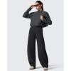 imageG4Free Smoofit Fleece Lined Womens Baggy Barrel Sweatpants Wide Leg Casual Pants with PocketsBlack