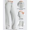imageG4Free Smoofit Modal Soft Womens Wide Leg Sweatpants High Waisted Drawstring Side Slit Casual Pants 25quot27quot29quot31quot33quotMedium Heather