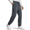 imageG4Free Mens Smoofit Fleece Lined Joggers Pants Winter Thermal Sweatpants Warm Casual Lounge Drawstring with PocketsDark Gray