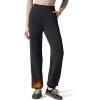imageG4Free Smoofit Fleece Lined Joggers Sweatpants Women High Waist Casual Lounge with Pockets Warm Pants Workout Winter TravelBlack