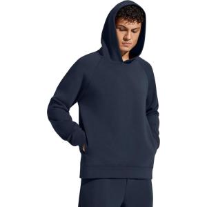imageG4Free Smoofit Modal Soft Mens Fleece Lined Hoodie Pullover Warm Casual Sweatshirts with PocketsDark Blue
