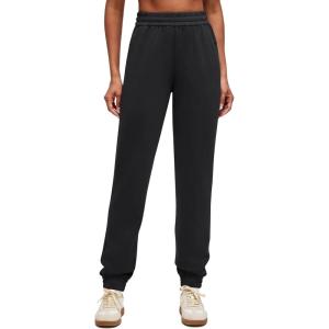 imageG4Free Smoofit Modal Soft Womens Joggers Inner Drawstring Sweatpants Casual Pants with Pockets Cinch BottomBlack