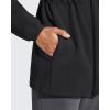 imageG4Free Smoofit Modal Soft Womens Zip Up Long Jackets Cinch Waist Casual Sweatshirts with PocketsBlack