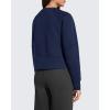 imageG4Free Flurrylux Womens Cropped Crewneck Sweatshirts Fleece Lined Loose Fit Pullover Fall Clothes Casual TopsRoyal Blue