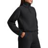 imageG4Free Flurrylux Womens Sweatshirts Fleece Lined Half Zip Mock Neck Cropped Pullover Winter Fashion Outfits ClothesBlack