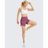 imageG4Free Athletic Shorts for Women Lightweight Running Shorts Inner Linner with PocketsDark Burgundy