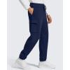 imageG4Free Flurrylux Mens Fleece Lined Joggers Cargo Pants Cotton Warm Drawstring Sweatpants with 4 PocketsRoyal Blue