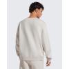 imageG4Free Flurrylux Mens Fleece Lined Sweatshirts Crewneck Pullover Long Sleeve Cotton Warm Fall Casual Loose Fit TopsDusty Taupe