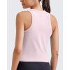 imageG4Free Workout Tank Tops for Women Slim Fitted Racerback Ribbed Athletic Gym Yoga Tanks Summer CasualBlush