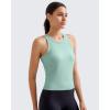 imageG4Free Workout Tank Tops for Women Slim Fitted Racerback Ribbed Athletic Gym Yoga Tanks Summer CasualPowder Blue