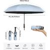 imageG4Free 46 Inch Mini Lightweight Travel Umbrella Portable Super Slim Pocket Umbrella Extendable Builtin Handle UPF 50 UV Protection Compact size for Backpack ampamp PurseLight Blue