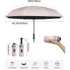 imageG4Free 46 Inch Mini Lightweight Travel Umbrella Portable Super Slim Pocket Umbrella Extendable Builtin Handle UPF 50 UV Protection Compact size for Backpack ampamp PurseSakura Pink