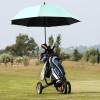 imageG4Free 5462 Inch Windproof UV Protection Golf Umbrella Extra Large Silver Coated Automatic Open Stick Long UmbrellaSeafoam BlueBlack