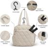 imageG4Free Pickleball Bag Pickleball Backpack for Men and Women Tote with Shoe Compartment and Waterproof PocketBeige