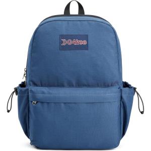 imageG4Free School Backpack Lightweight Bookbag with Laptop Compartment Multiple Pockets Backpack for College Sport TravelBlackBlue