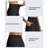 imageG4Free Breathable Ribbed Knit Wide Leg Yoga Pants Women Stretch Yoga Pants High Waist Trouser with PocketsBlack