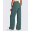 imageG4Free Flurrylux Fleece Lined Sweatpants Women Cotton Wide Leg Pants with Pockets Lounge CasualSage Green