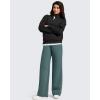 imageG4Free Flurrylux Fleece Lined Sweatpants Women Cotton Wide Leg Pants with Pockets Lounge CasualSage Green