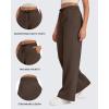 imageG4Free Flurrylux Fleece Lined Sweatpants Women Cotton Wide Leg Pants with Pockets Lounge CasualTerracotta Brown
