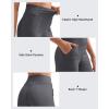 imageG4Free Womnes Ribbed Knit Wide Leg Pants with Pockets Lightweight Stretchy Yoga Pants Casual LoungeDark Gray