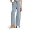 imageG4Free Flurrylux Fleece Lined Sweatpants Women Cotton Wide Leg Pants with Pockets Lounge CasualCool Gray
