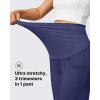 imageG4Free Maternity Dress Yoga Pants with Pockets Over The Belly Stretchy Work Slack Pregnancy Wide Leg Lounge TrousersRoyal Blue