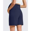 imageG4Free EverGoing Maternity Athletic Shorts with Pockets Over The Belly Drawstring Casual Pregnancy Shorts Yoga WorkoutRoyal Blue