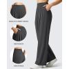 imageG4Free ShiftReady Womens Wide Leg Dress Yoga Pants with Pockets Dressy Casual Slacks High Waist Work TrousersDark Gray