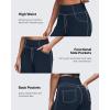 imageG4Free Womens EverGoing Wide Leg Pants Casual High Waisted Yoga Pants with 4 Pockets StretchDark Navy