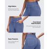 imageG4Free Womens EverGoing Wide Leg Pants Casual High Waisted Yoga Pants with 4 Pockets StretchDenim Blue