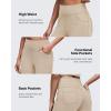 imageG4Free Womens EverGoing Wide Leg Pants Casual High Waisted Yoga Pants with 4 Pockets StretchLight Khaki