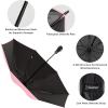 imageG4Free 46 Inch Windproof Umbrella for Rain Strong 8 Ribs Compact Reverse Folding Travel Umbrella Automatic Open Close Fits Car amp BackpackPink