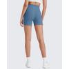 imageG4Free BareFeel Biker Shorts for Women with Pockets High Waisted Workout Athletic Gym Legging Shorts 46Haze Blue