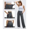 imageG4Free BareFeel High Stretch Wide Leg Pants for Women Soft Comfy Casual Yoga Pants with Pockets PetiteRegularTallDark Navy
