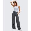 imageG4Free BareFeel High Stretch Wide Leg Pants for Women Soft Comfy Casual Yoga Pants with Pockets PetiteRegularTallDark Navy