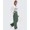 imageG4Free BareFeel High Stretch Wide Leg Pants for Women Soft Comfy Casual Yoga Pants with Pockets PetiteRegularTallGray Sage