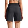 imageG4Free Chillwhisp Athletic Shorts for Women 4  High Waist Lightweight Casual Running Shorts Builtin Liner with PocketsBlack