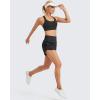 imageG4Free Chillwhisp Athletic Shorts for Women 4  High Waist Lightweight Casual Running Shorts Builtin Liner with PocketsBlack1