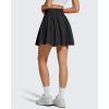 imageG4Free Chillwhisp High Waisted Tennis Skirts for Women  15 Flowy Golf Skort Athletic Inner Shorts with 4 PocketsBlack