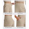 imageG4Free Comfy Ribbed Womens Shorts Dressy Casual High Waisted Athletic Lounge Trouser Shorts with Side PocketsDirty Latte