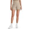 imageG4Free Comfy Ribbed Womens Shorts Dressy Casual High Waisted Athletic Lounge Trouser Shorts with Side PocketsDirty Latte
